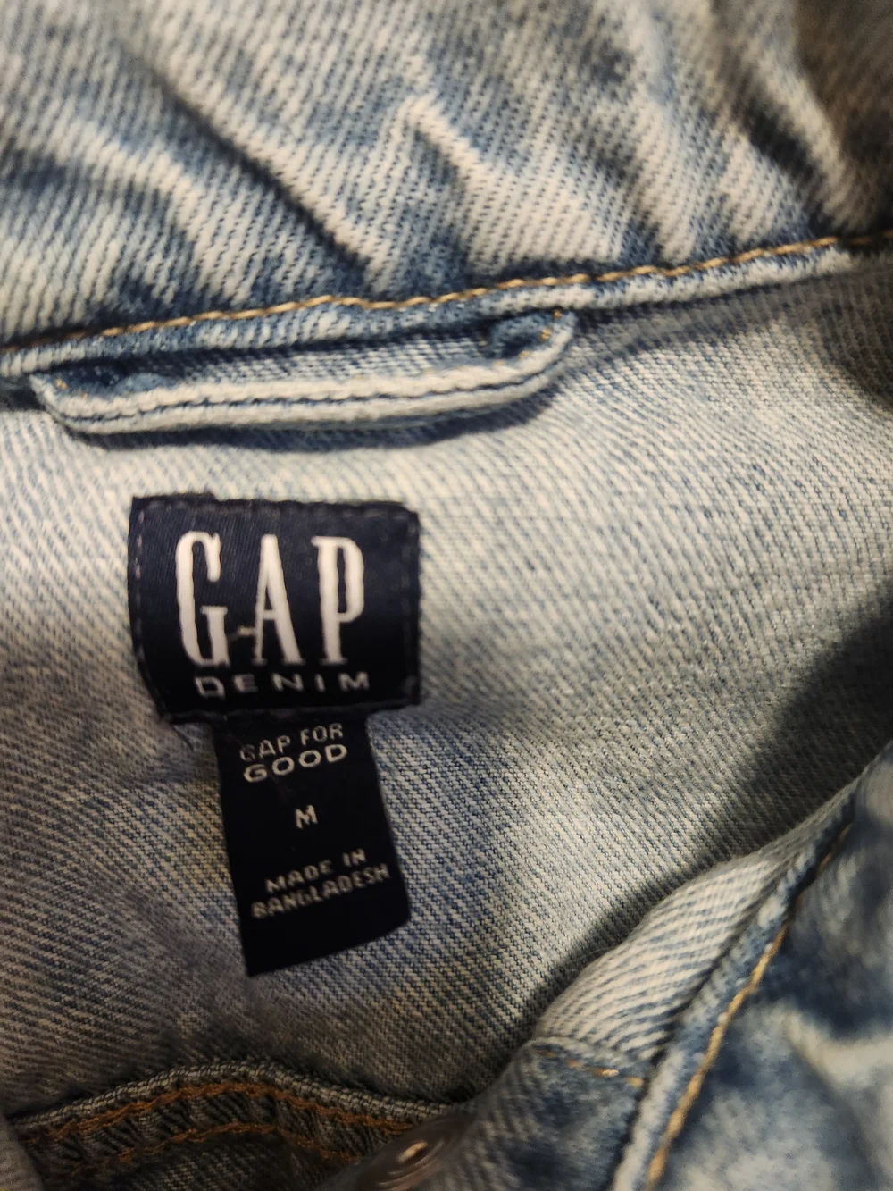 GAP Kids Light Wash Denim Jacket - Pale Blue